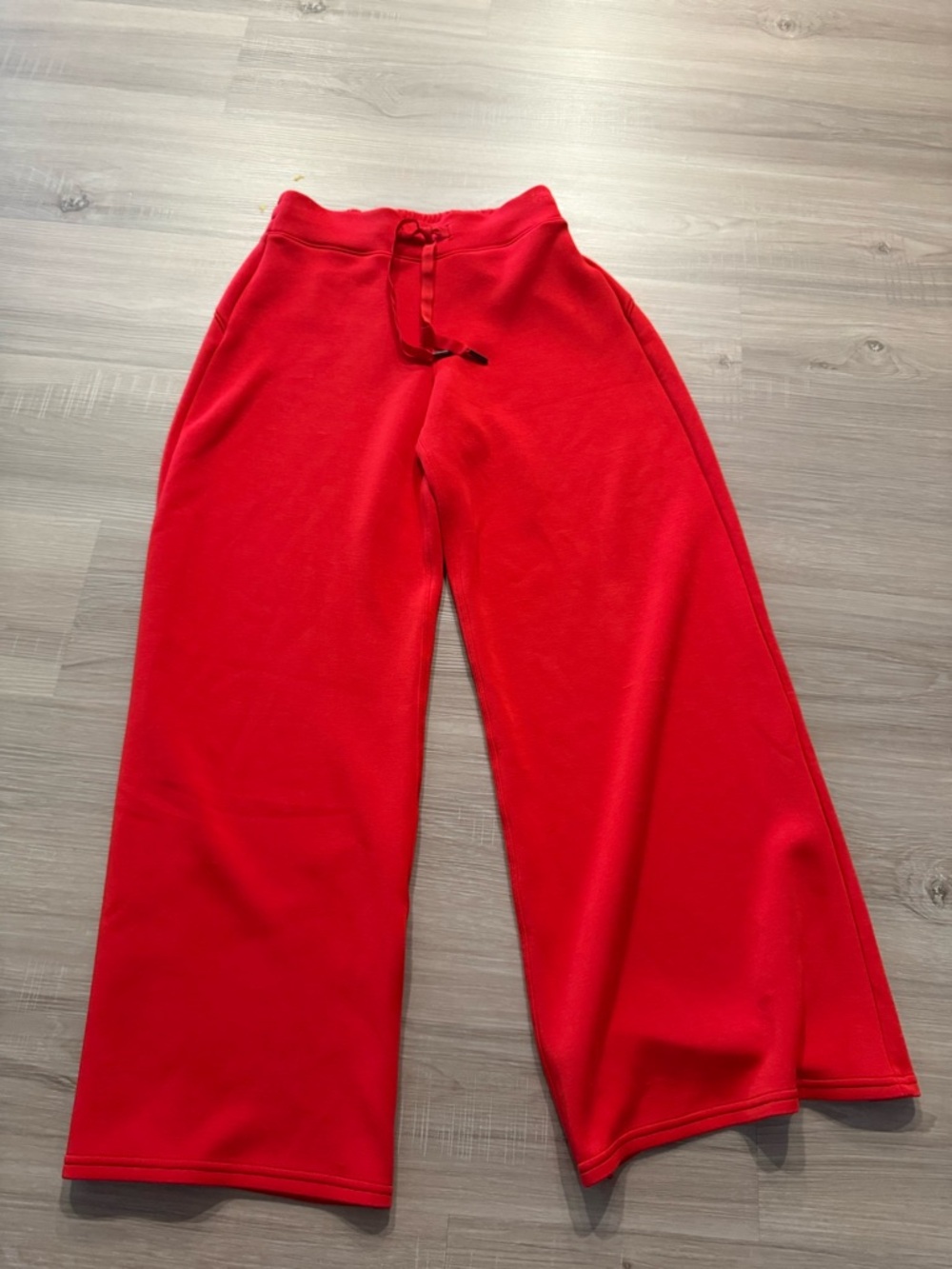 SPANX Red Wide-Leg Lounge Pants